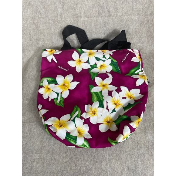 Local Design Hawaiian Tropical Floral Print Tote Bag - Picture 2 of 9